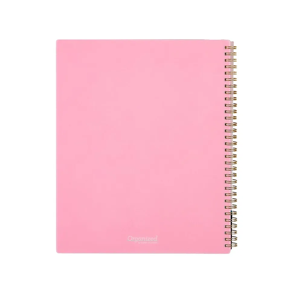 Organized by Happy Planner 12-Month Monthly/Weekly Big Twin Loop Planner, 8-1/2" x 11", Color Form Play, July 2026 - June 2027, Total Qty 1
