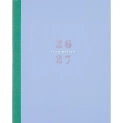 Organized by Happy Planner 12-Month Monthly/Weekly Classic Book Bound Soft Planner, 7-3/4
