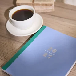 Organized by Happy Planner 12-Month Monthly/Weekly Classic Book Bound Soft Planner, 7-3/4