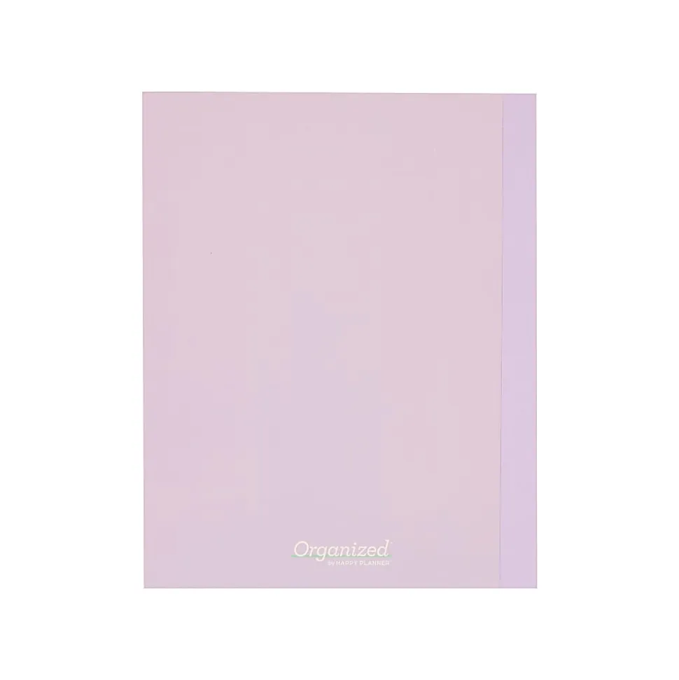 Organized by Happy Planner 12-Month Monthly/Weekly Classic Book Bound Soft Planner, 7-3/4" x 9-3/4", Dream, July 2026 - June 2027, Total Qty 1