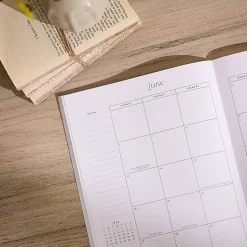 Organized by Happy Planner 12-Month Monthly/Weekly Classic Book Bound Soft Planner, 7-3/4