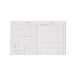 Organized by Happy Planner 12-Month Monthly/Weekly Classic Book Bound Soft Planner, 7-3/4
