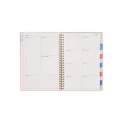 Organized by Happy Planner 12-Month Monthly/Weekly Small Twin Loop Planner, 5-1/2