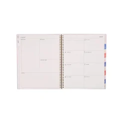 Organized by Happy Planner 12-Month Monthly/Weekly Big Twin Loop Planner, 8-1/2