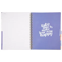 Organized by Happy Planner 12-Month Monthly/Weekly Big Happy Planner, 8-1/2" x 11", Tropical Blues, Undated, PTLBU-001SB
