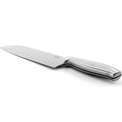 Oster Edgefield 14-Piece Stainless-Steel Cutlery Knife Set With Knife Block, Silver/Black