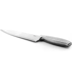 Oster Edgefield 14-Piece Stainless-Steel Cutlery Knife Set With Knife Block, Silver/Black