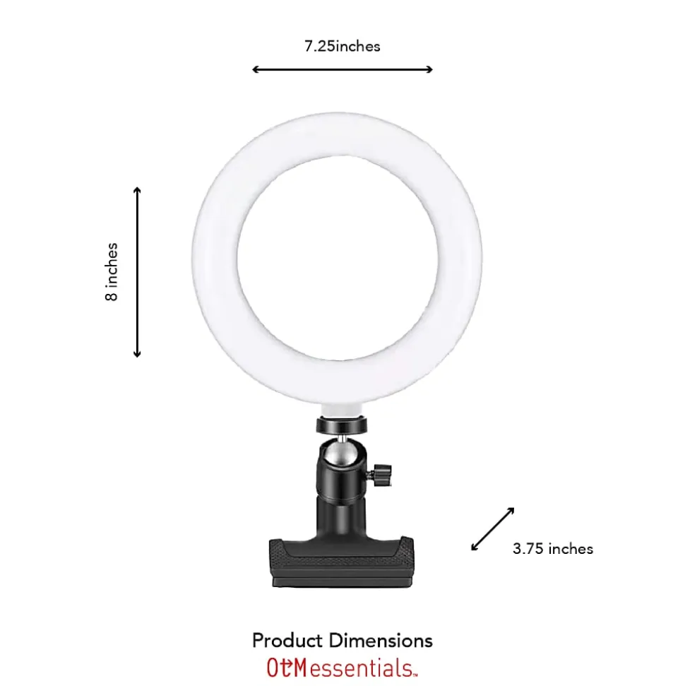 OTM Essentials LED Ring Light, 6"H, 10 Watt
