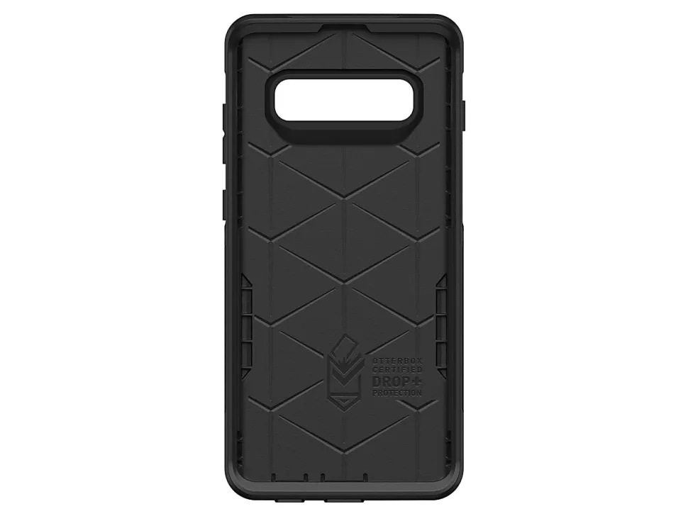 OtterBox Commuter Series - Back cover for cell phone - polycarbonate, synthetic rubber - black - for Samsung Galaxy S10+