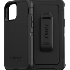 OtterBox Defender Rugged Carrying Case Holster Apple iPhone 12, iPhone 12 Pro Smartphone - Black