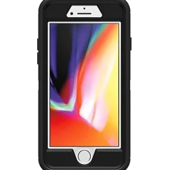 OtterBox Defender Series Pro Rugged Carrying Case Holster For Apple iPhone® SE 2, iPhone® SE 3, iPhone® 8, iPhone® 7 Smartphone, Black