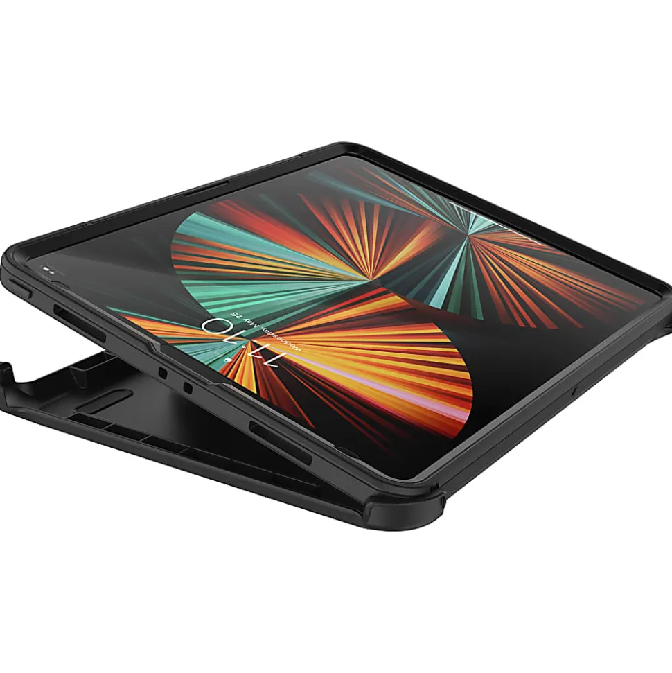 OtterBox Defender Series Pro Rugged Carrying Case Holster For 12.9" Apple iPad® Pro 5th Gen, iPad® Pro 4th Gen, iPad® Pro 3rd Gen Tablet, Black