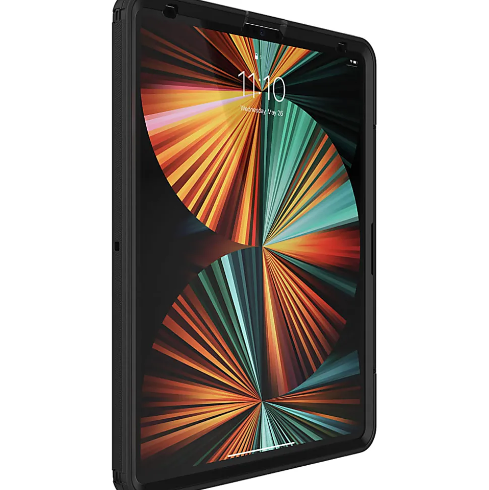 OtterBox Defender Series Pro Rugged Carrying Case Holster For 12.9" Apple iPad® Pro 5th Gen, iPad® Pro 4th Gen, iPad® Pro 3rd Gen Tablet, Black