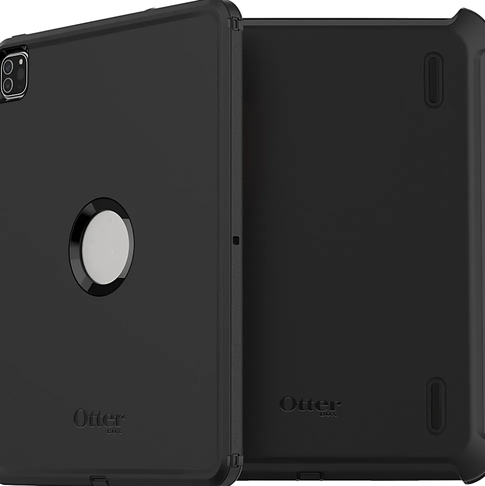 OtterBox Defender Series Pro Rugged Carrying Case Holster For 12.9" Apple iPad® Pro 5th Gen, iPad® Pro 4th Gen, iPad® Pro 3rd Gen Tablet, Black