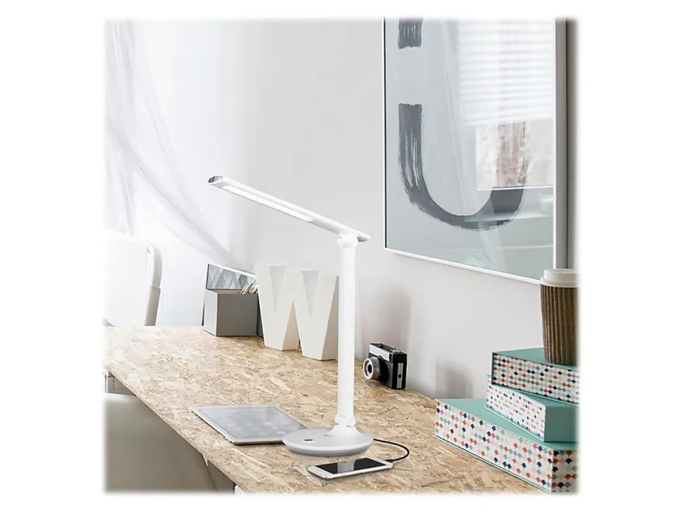 OttLite® Emerge LED Desk Lamp, 23"H, White