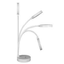 OttLite® Rechargeable Desk Lamp With Lighted Mirror, 16-15/16"H, White
