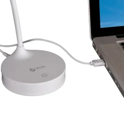 OttLite® Rechargeable Desk Lamp With Lighted Mirror, 16-15/16
