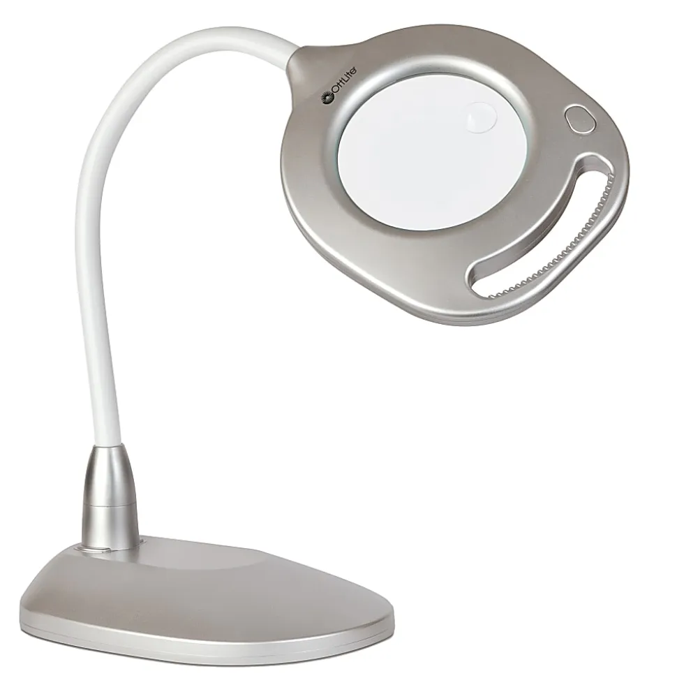 OttLite® Wellness Series 2-In-1 LED Magnifier Floor And Table Light