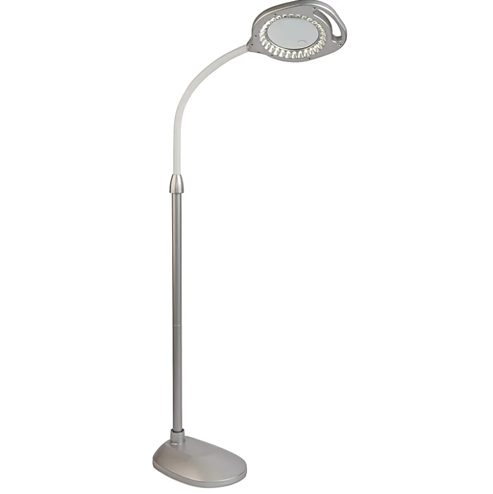 OttLite® Wellness Series 2-In-1 LED Magnifier Floor And Table Light