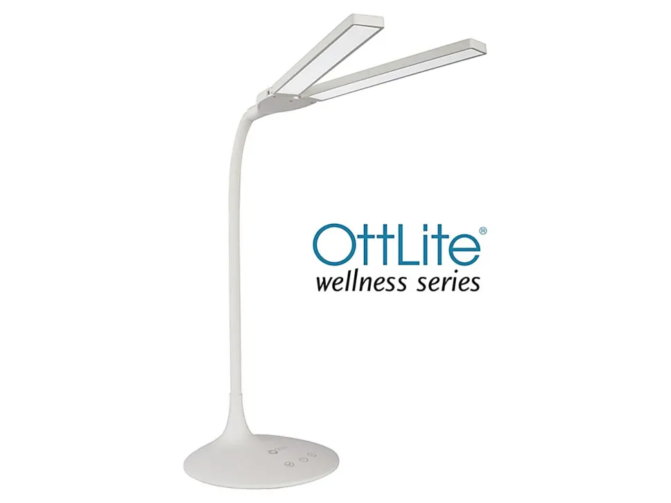 OttLite® Wellness Series® Pivot LED Desk Lamp, Black