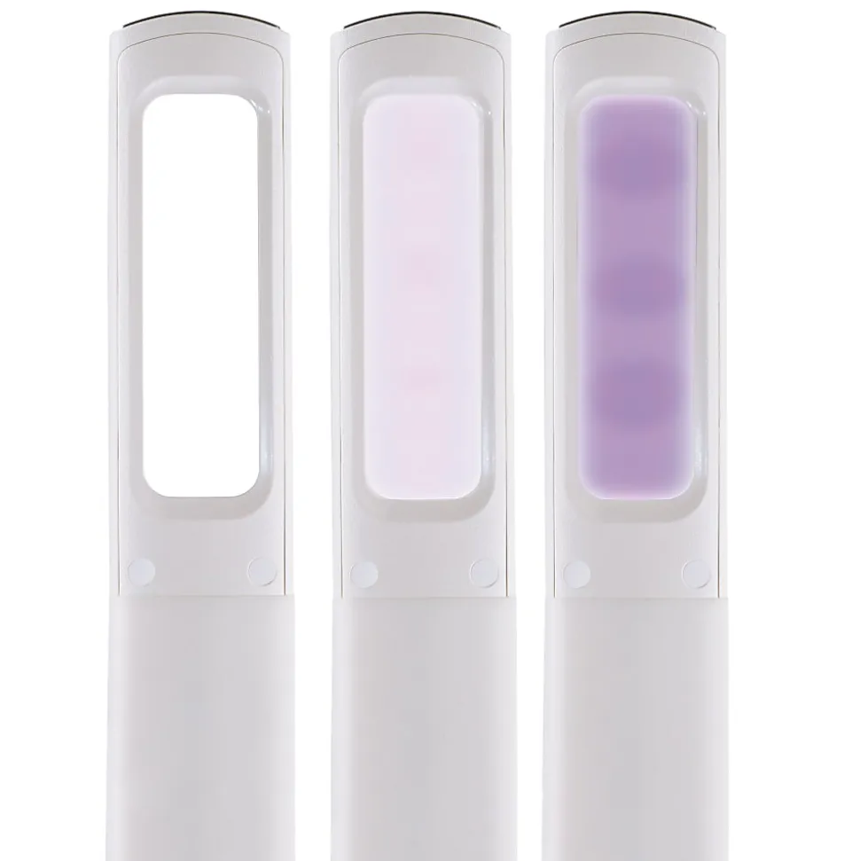 OttLite® Wellness Series®, Thrive LED Sanitizing Desk Lamp With Clock And USB Charging