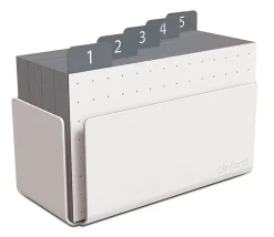 Oxford® at Hand Note Card Organizer, Charcoal