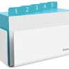 Oxford® at Hand Note Card Organizer, 25 Dot Grid Cards, Shoreline Blue