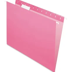 Oxford® Breast Cancer Awareness Hanging Folders, Letter Size, Pink, Box Of 25