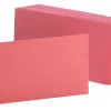 Oxford® Color Index Cards, Unruled, 3" x 5", Cherry, Pack Of 100
