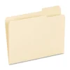 Oxford® 1/3-Cut File Folders, Letter Size, Position 3, Manila, Box Of 100