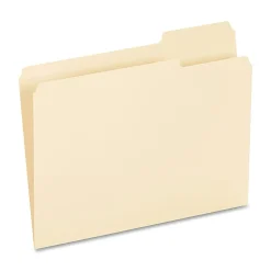 Oxford® 1/3-Cut File Folders, Letter Size, Position 3, Manila, Box Of 100