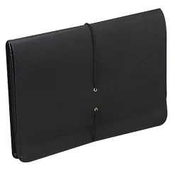 Oxford® Legal-Size Expanding Portfolio, 7/8" Expansion, Black