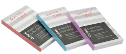 Oxford® Shaded Bar Index Cards, 4" x 6", Assorted Colors, Pack Of 50 Cards