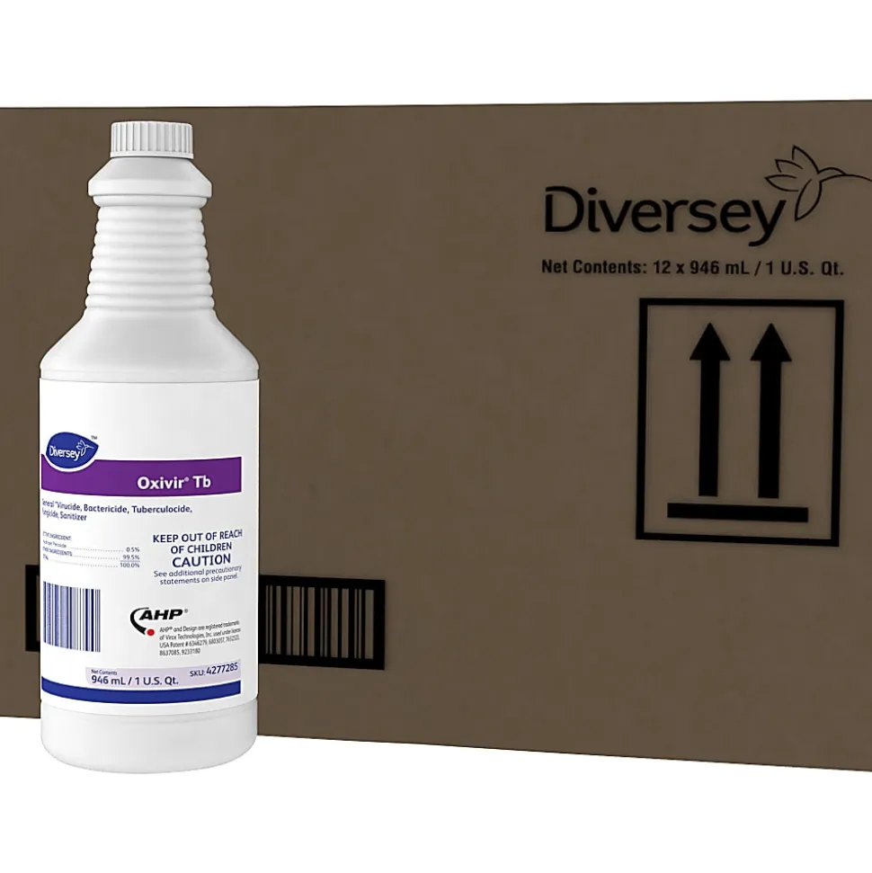 Oxivir TB Disinfectant Spray, Clean Scent, 32 Oz, Case Of 12