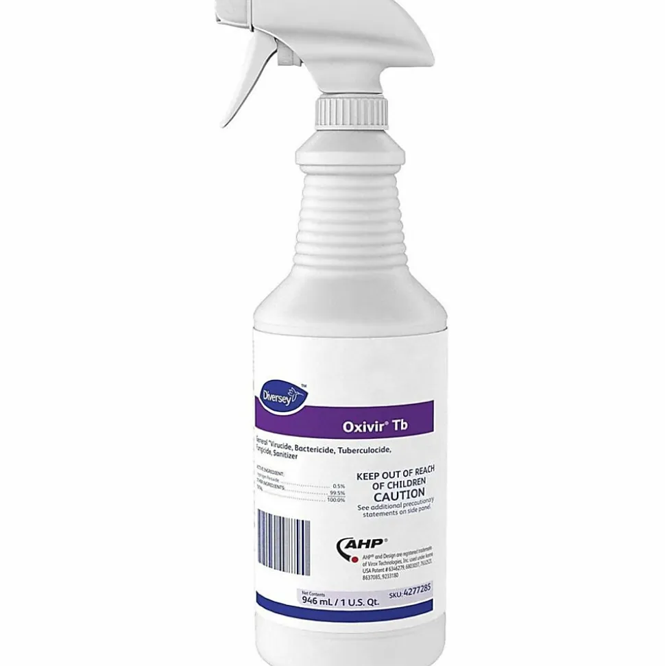 Oxivir TB Disinfectant Spray, Clean Scent, 32 Oz, Case Of 12