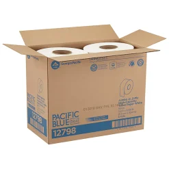 Pacific Blue Basic™ by GP PRO Jumbo Jr. 2-Ply High-Capacity Toilet Paper, Pack Of 8 Rolls