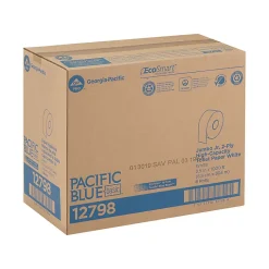 Pacific Blue Basic™ by GP PRO Jumbo Jr. 2-Ply High-Capacity Toilet Paper, Pack Of 8 Rolls