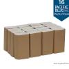 Pacific Blue Basic® by GP PRO, 1-Ply, Multifold Paper Towels, 9.2" X 9.4", White, 250 Sheets per Pack, 16 Packs Per Case