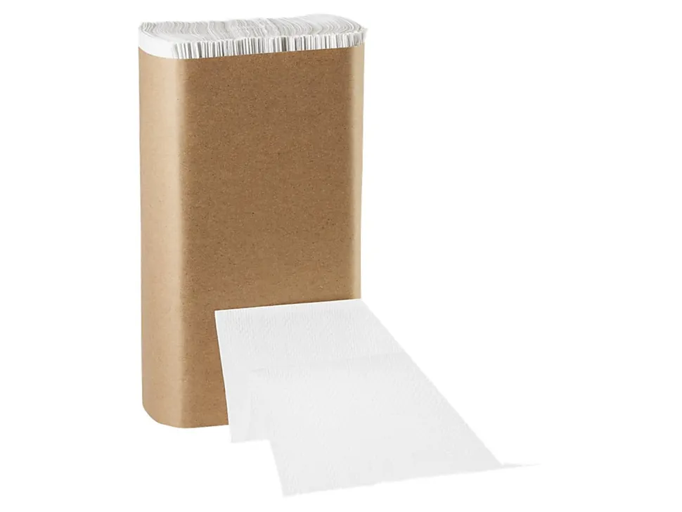 Pacific Blue Basic® by GP PRO, 1-Ply, Multifold Paper Towels, 9.2" X 9.4", 100% Recycled, White, 250 Sheets per Pack, 16 Packs Per Case