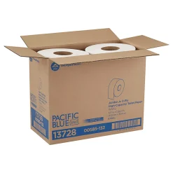 Pacific Blue Select™ by GP PRO Jumbo Jr. 2-Ply Toilet Paper, Pack Of 8 Rolls