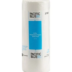 Pacific Blue Select® by GP PRO, 2-Ply, Perforated Paper Towels, White, 30 Rolls Per Case, 100 Sheets Per Roll