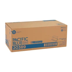 Pacific Blue Select® by GP PRO, 1-Ply, Multifold Towels, 9.2" X 9.4", 40% Recycled, White, 250 Sheets per Pack, 16 Packs Per Case
