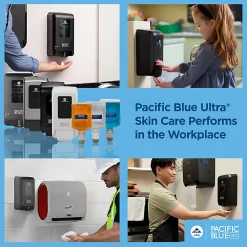 Pacific Blue Ultra® Gentle Foam Hand Soap Refills for Automated Dispensers, Dye & Fragrance Free, 1200 mL (40.58 Oz), 3 Bottles per Case