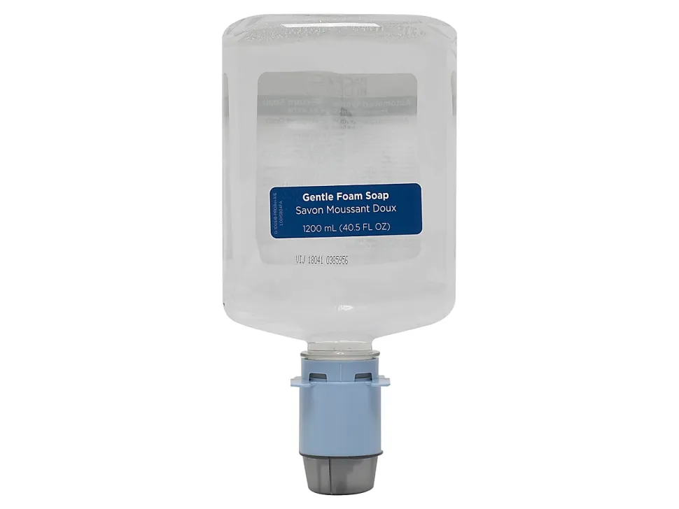 Pacific Blue Ultra® Gentle Foam Hand Soap Refills for Automated Dispensers, Dye & Fragrance Free, 1200 mL (40.58 Oz), 3 Bottles per Case