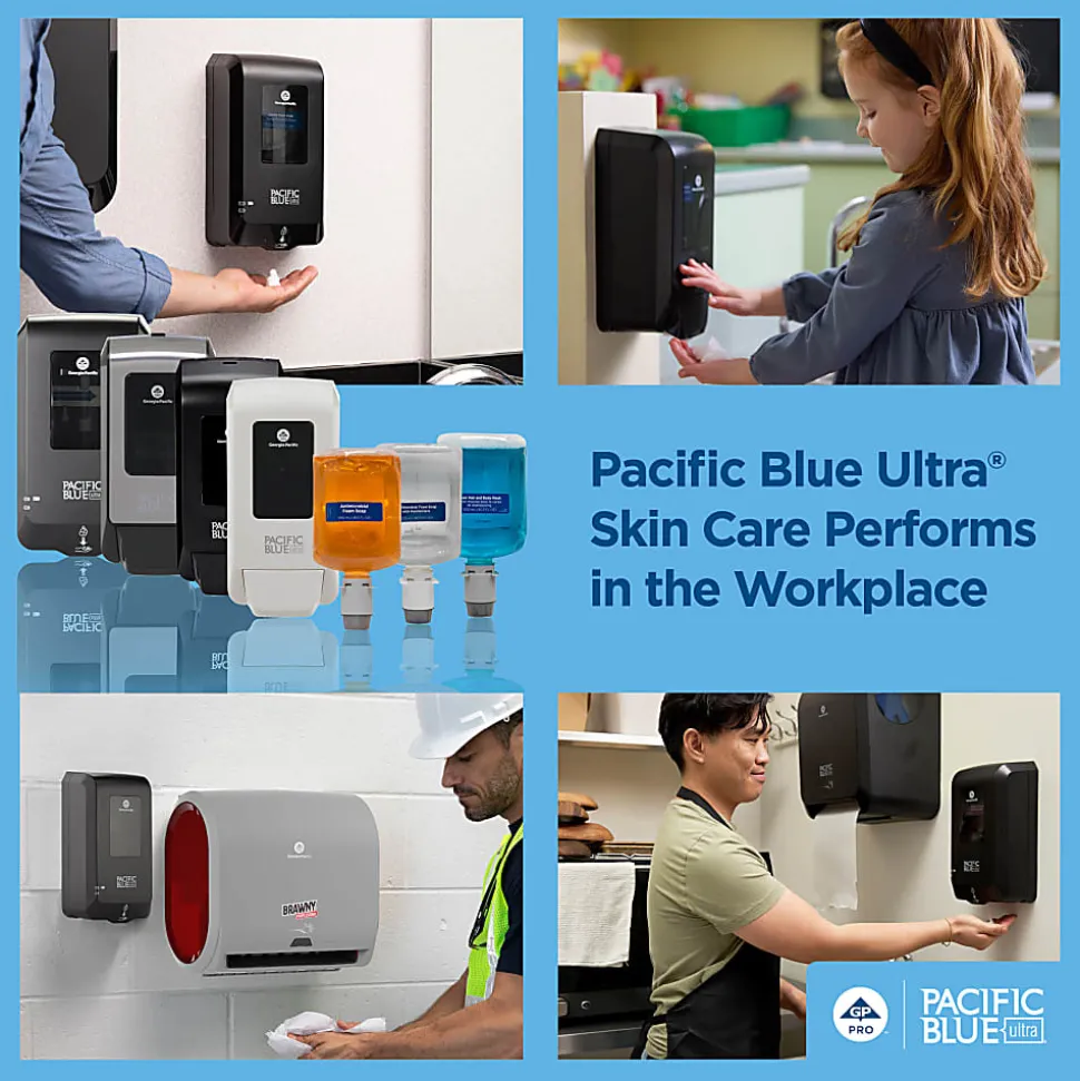 Pacific Blue Ultra® Gentle Foam Hand Soap Refills for Manual Dispensers, Pacific Citrus®, 1200 mL (40.58 Oz), 4 Bottles Per Case