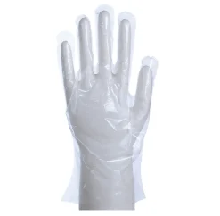 Packaging Dynamics Poly Gloves, Large, 100 Pairs Per Box, Case Of 10 Boxes