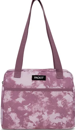 PackIt Freezable Hampton Lunch Bag, Mulberry Tie Dye