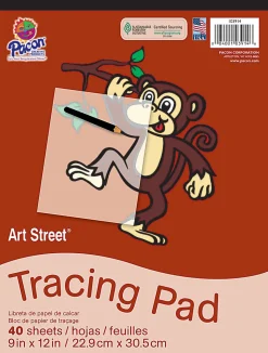 Pacon® Art Street® Drawing Paper Pad, 9" x 12", White, 40 Sheets