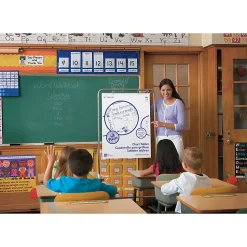 Pacon Chart Tablets, 24" x 32", 1" Ruled, 25 Sheets, Cursive Cover, Pack Of 2 Tablets