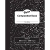 Pacon Composition Books, Unruled 9-3/4" x 7-1/2", Black Marble, 100 Sheets, Pack Of 6 Books